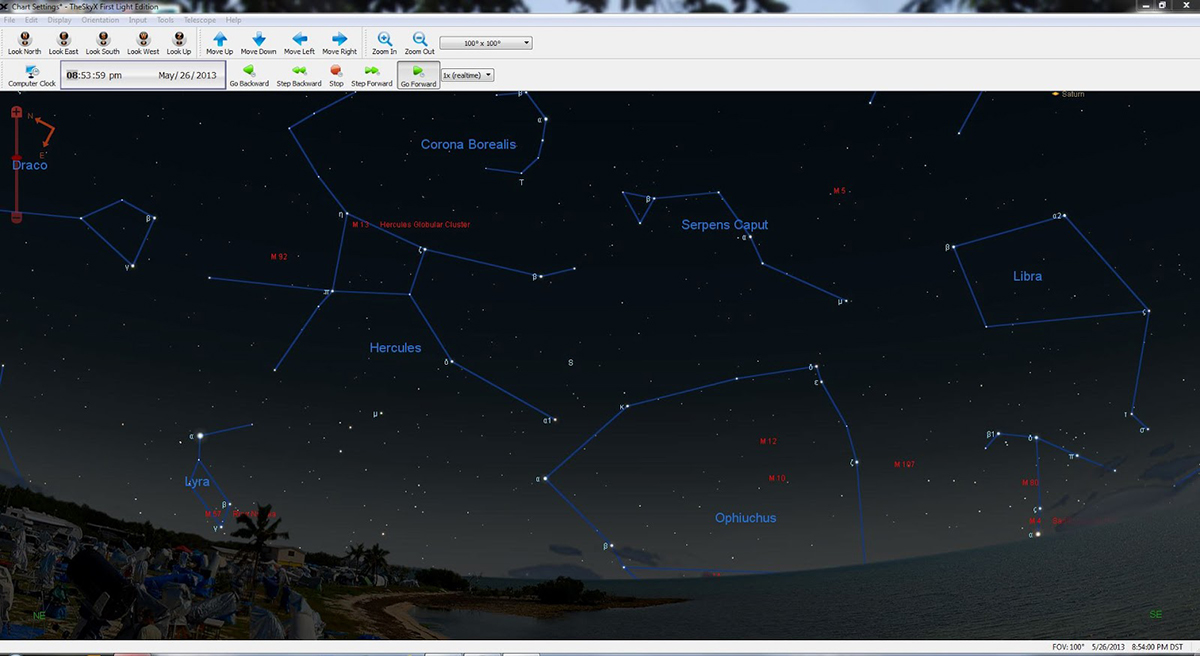 TheSky star chart